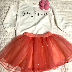 Toddler, brand new. 2 piece tutu set